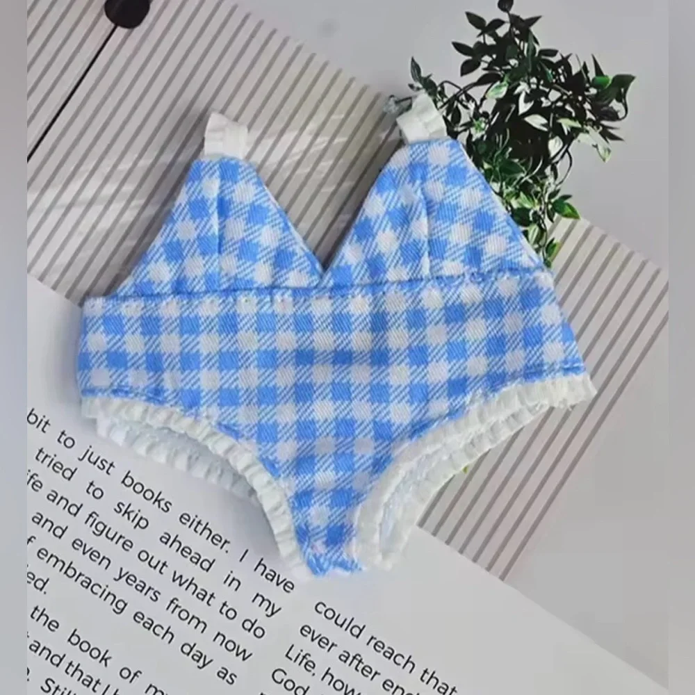 Blue Gingham Labubu one piece Swimsuit - Picture 1 of 2
